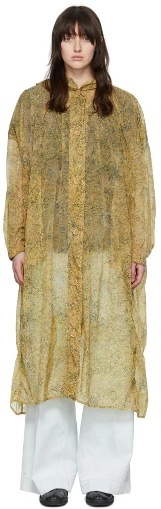 Lemaire Yellow Nylon Coat 1