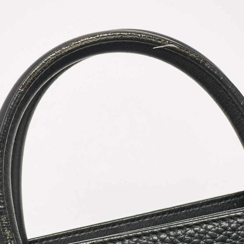 Dior Dior Black Leather Mini Diorever Top Handle Bag 8