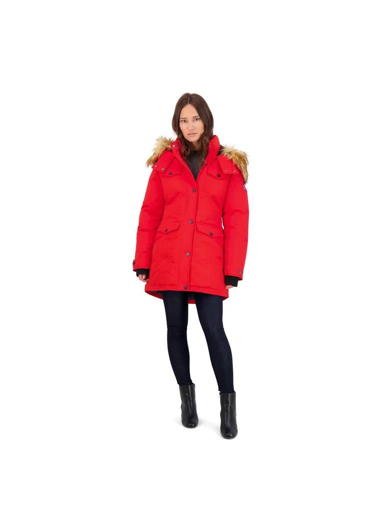 Canada Weather Gear Womens Faux Fur Heavyweight Parka Coat 8
