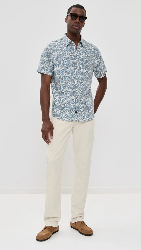 AG Everett Slim Straight Linen Pants 34” 4