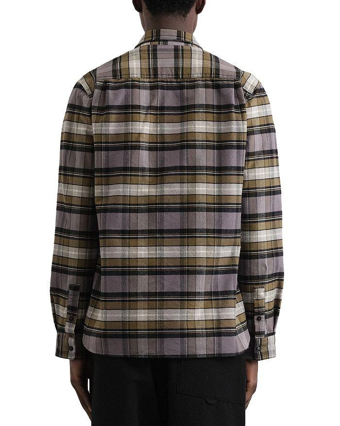 YMC YOU MUST CREATE Curtis Printed Long Sleeve Button Front Shirt 3