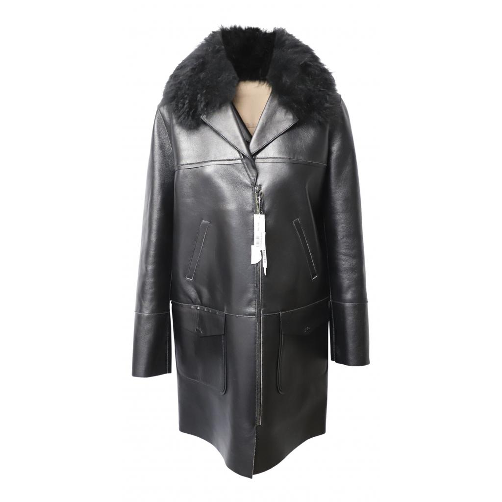 Longchamp Longchamp Leather coat