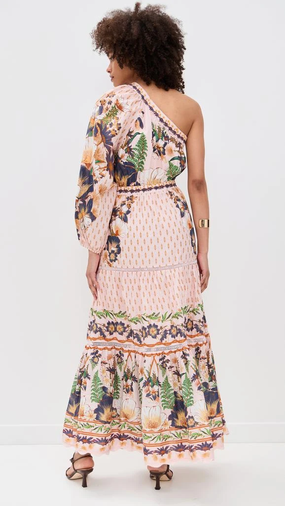 Farm Rio The Dream Garden Pink Maxi Dress 2