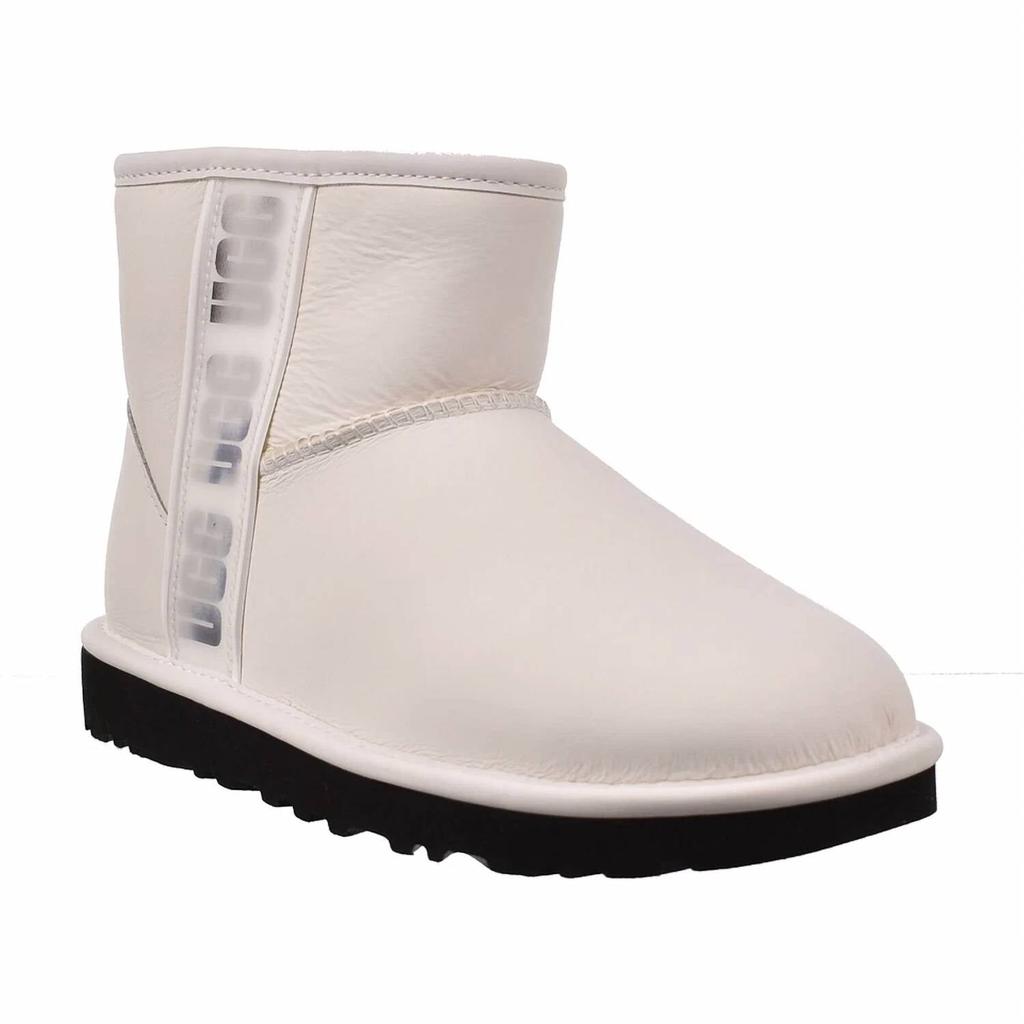 UGG Women's Classic Mini Side Logo Ii Boot In Ultra Matte White