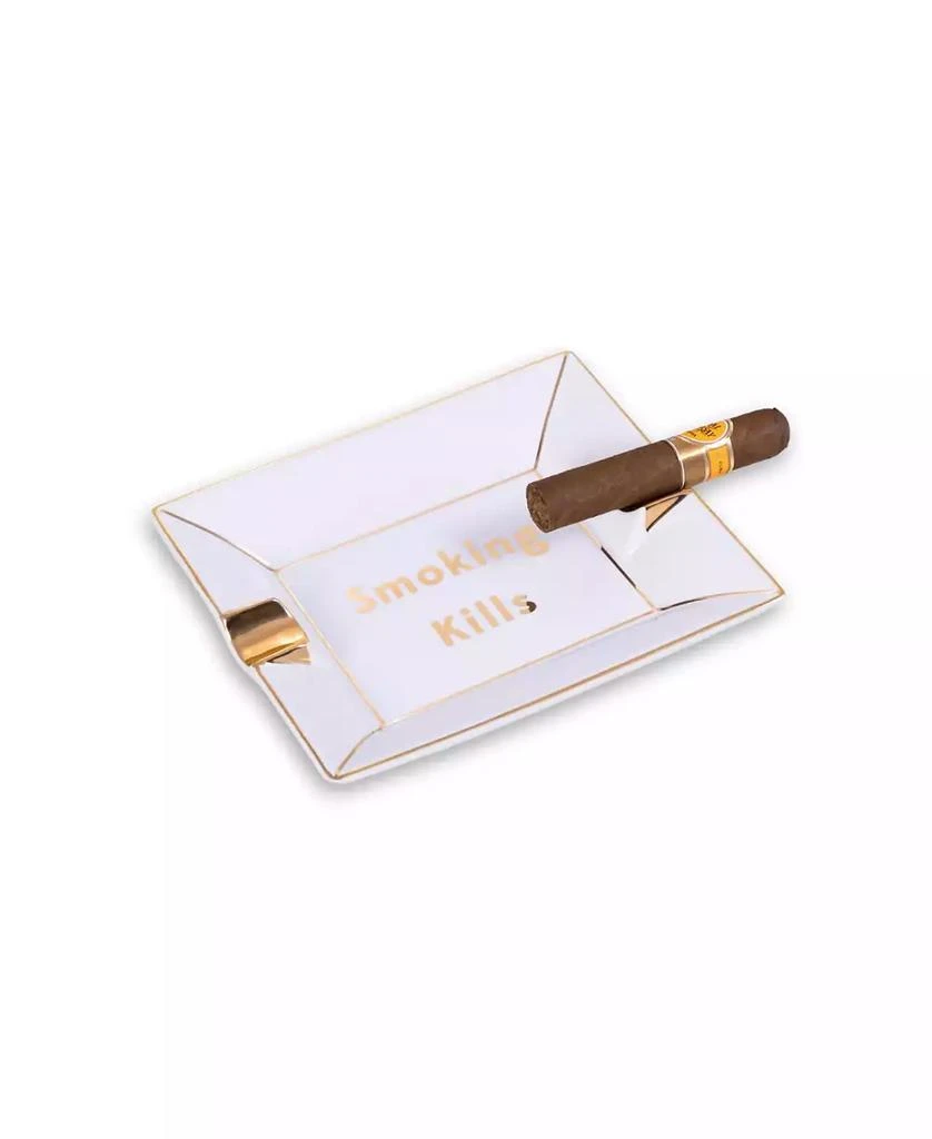 Bey-Berk "Smoking Kills" Porcelain Ashtray 2