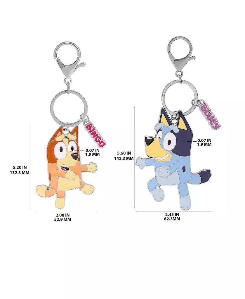 Bluey and Bingo Enamel Charm Keychains - 2 Pack Set 2