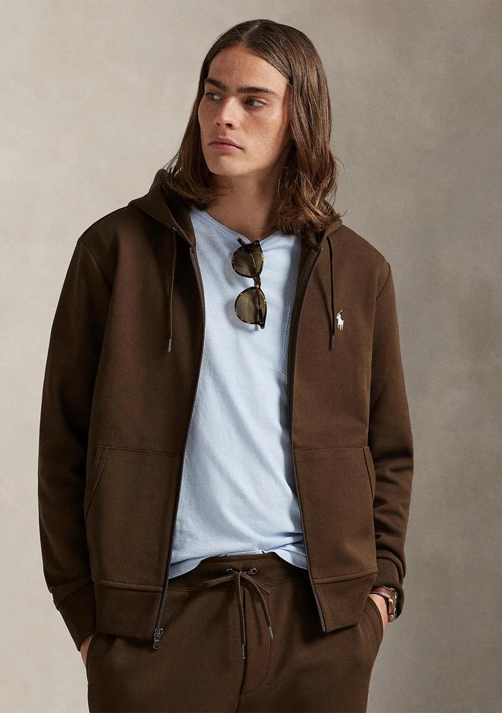 Ralph Lauren Double-Knit Full-Zip Hoodie