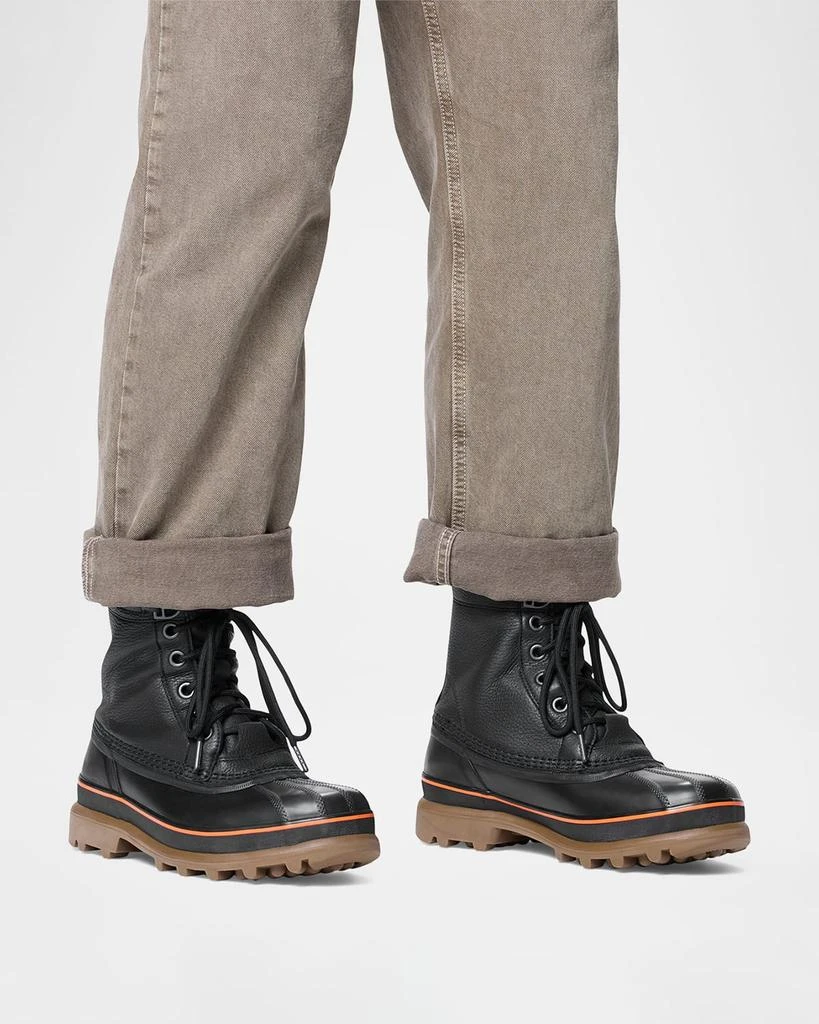 SOREL Men's Caribou Royal Leather Lace-Up Boots 2