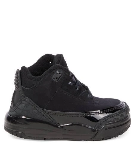 NIKE Baby Jordan 3 Retro leather sneakers 3