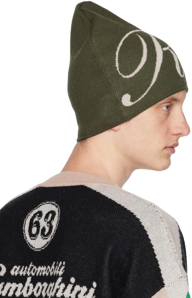 Rhude Khaki Automobili Lamborghini Edition Beanie 3