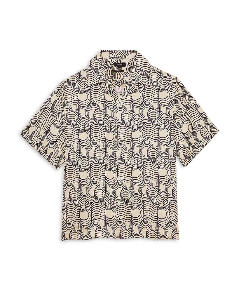 REISS Printed Camp Shirt 6