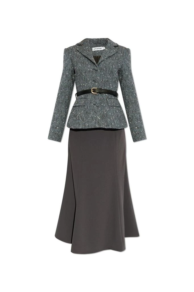Self Portrait Self-Portrait Boucle Midi Dress 1