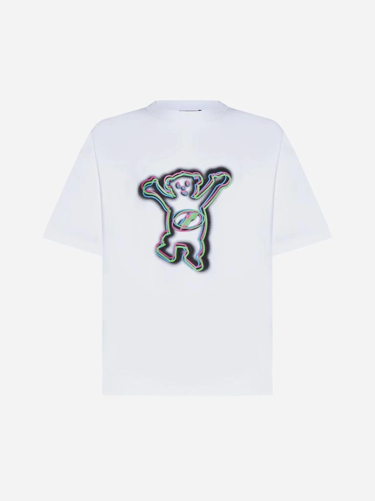 WE11DONE Teddy cotton t-shirt 1