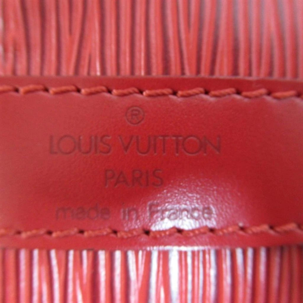 Louis Vuitton Louis Vuitton Red Leather Epi Petit Noe Crossbody Bag 7