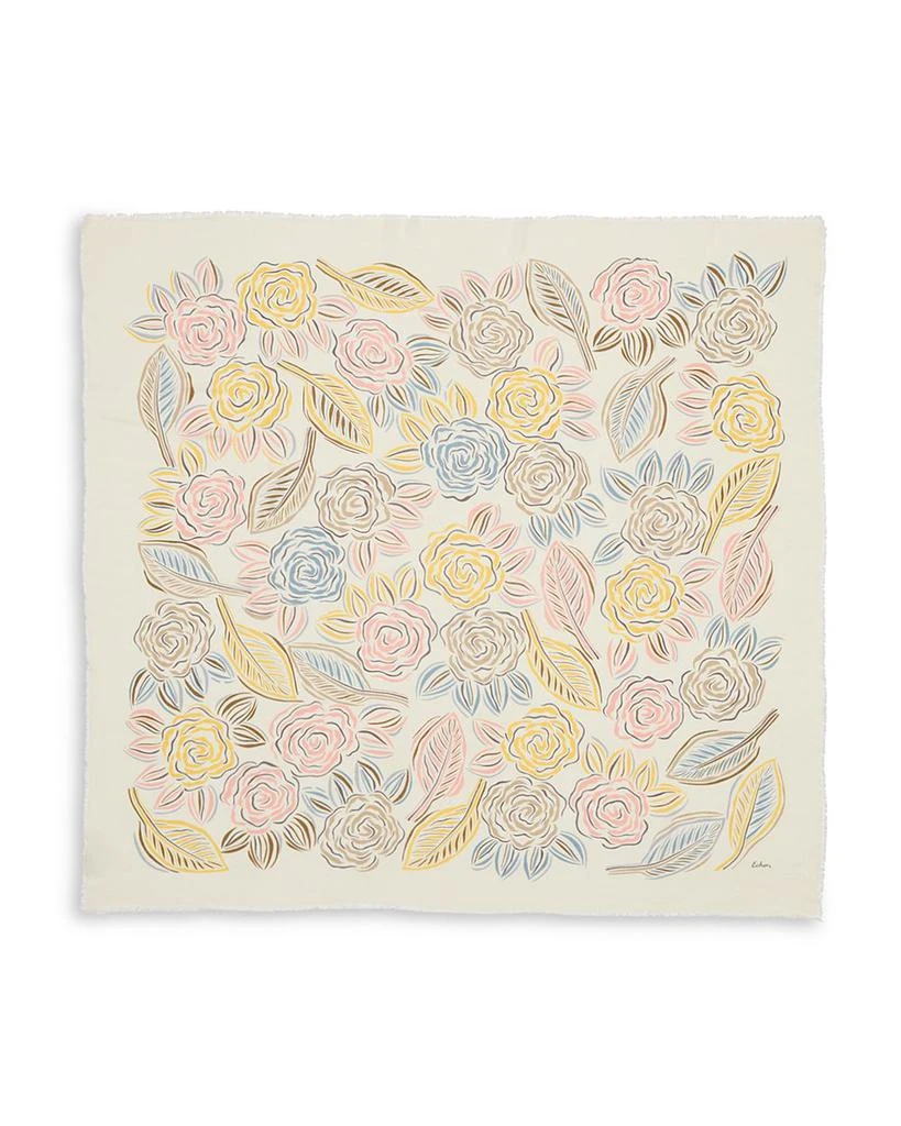 Echo Design Gestural Rose Square Scarf 2