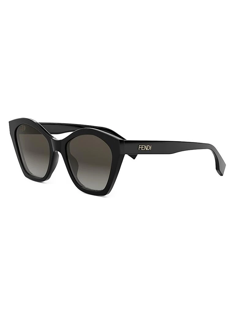 Fendi Lettering 54MM Geometric Sunglasses - Accessories  display picture 1