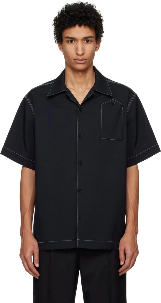 Jil Sander Navy Twill Shirt 1