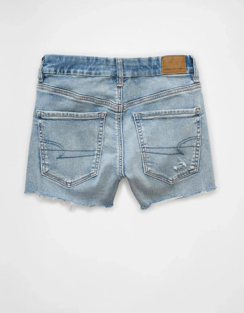 AE AE Next Level Curvy Ripped High-Waisted Denim Short Short 4