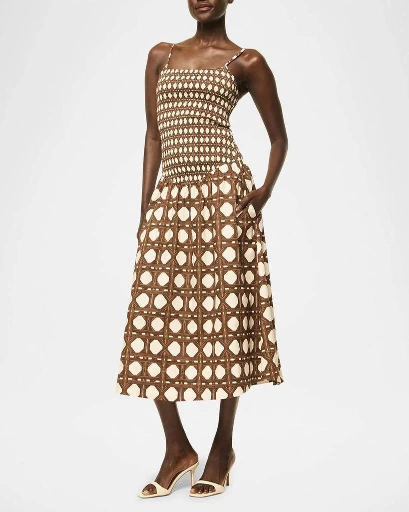 MISA Misa Los Angeles - Rattan Tile Roxie Maxi Dress 2