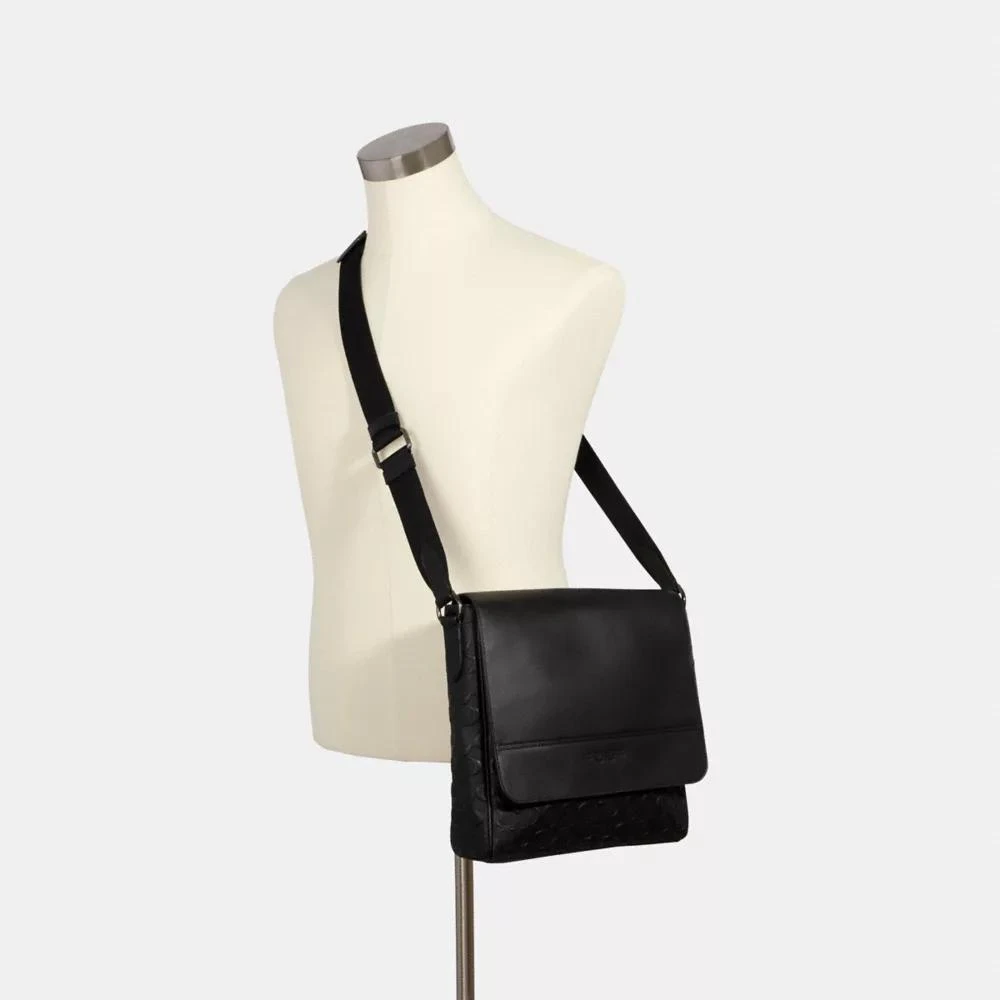 Coach Houston Map Bag In Signature Leather 3