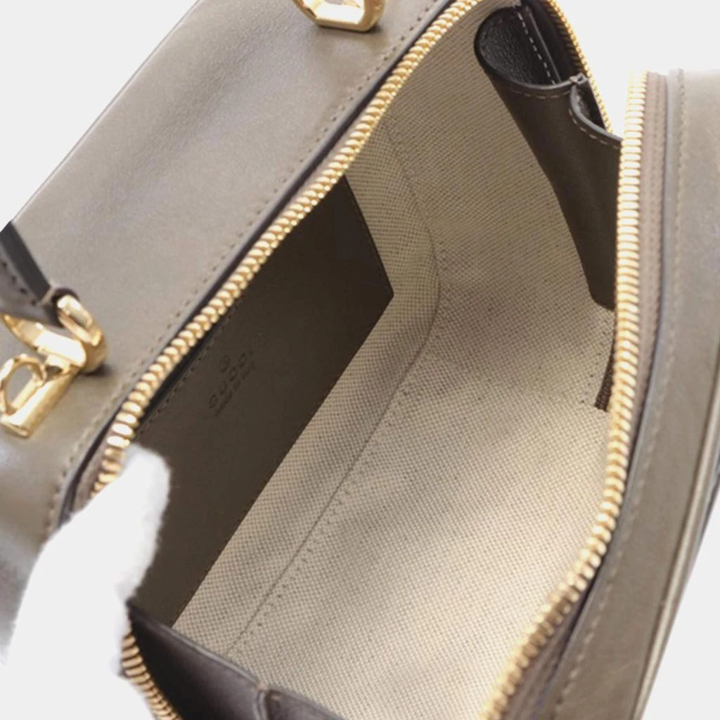 Gucci Gucci Sakai Be Green Calfskin Diagonal Stitched Blondie Top Handle Bag  3