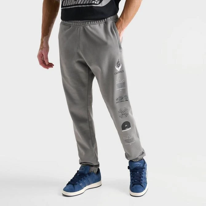 Adidas Men's adidas Originals Trefoil Essentials Moto Jogger Pants 3