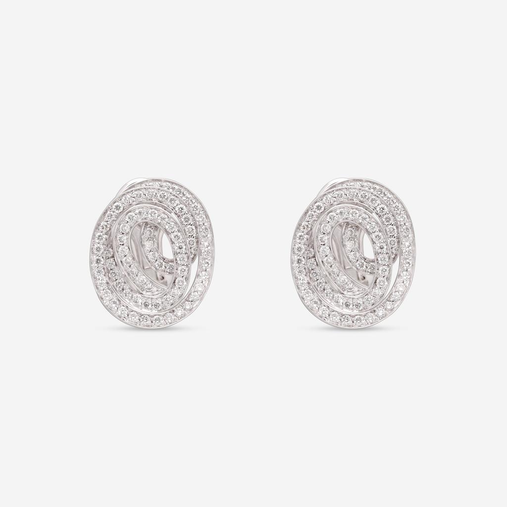Giloro Giloro 18K White Gold Diamond Cluster Earrings OR0556-170