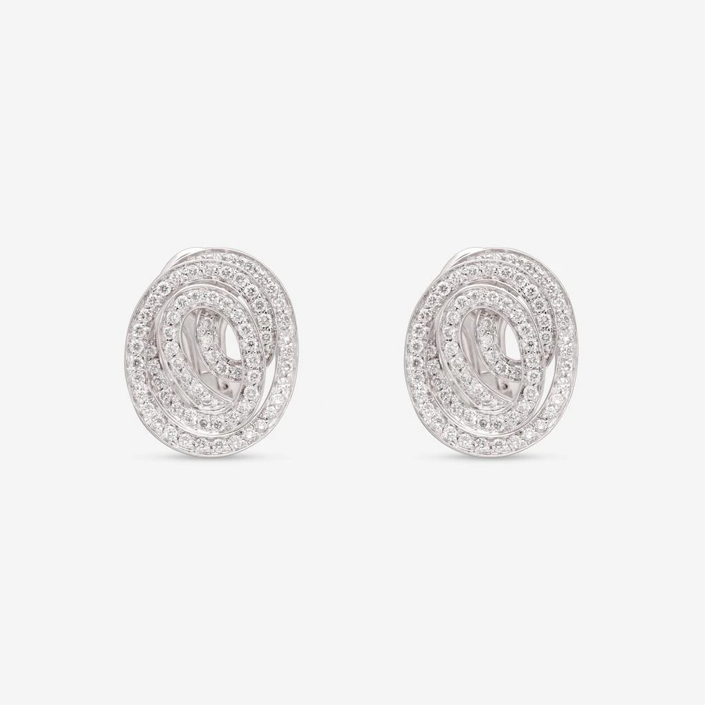 Giloro Giloro 18K White Gold Diamond Cluster Earrings OR0556-170 1