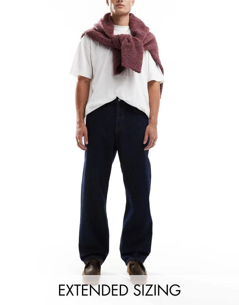 ASOS ASOS DESIGN baggy jeans in indigo 1