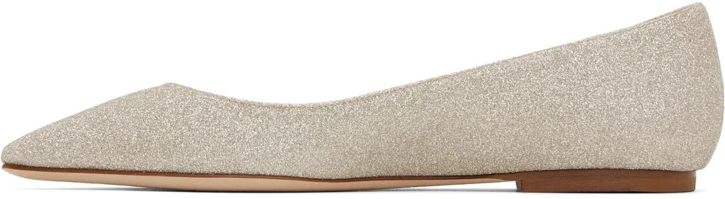 Jimmy Choo Silver Romy Ballerina Flats 3