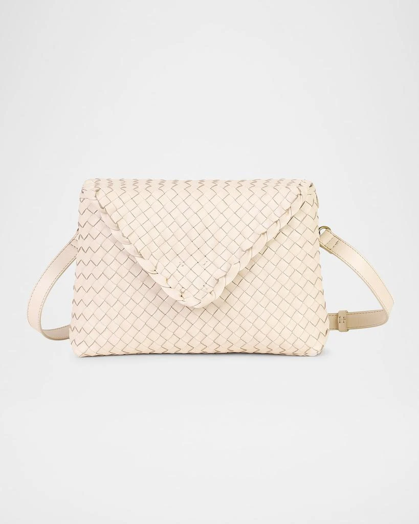 Rafe Jamie Envelope Woven Leather Clutch Bag 5