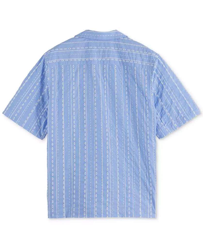 Scotch & Soda Men's Relaxed-Fit Stripe Short-Sleeve Shirt 6