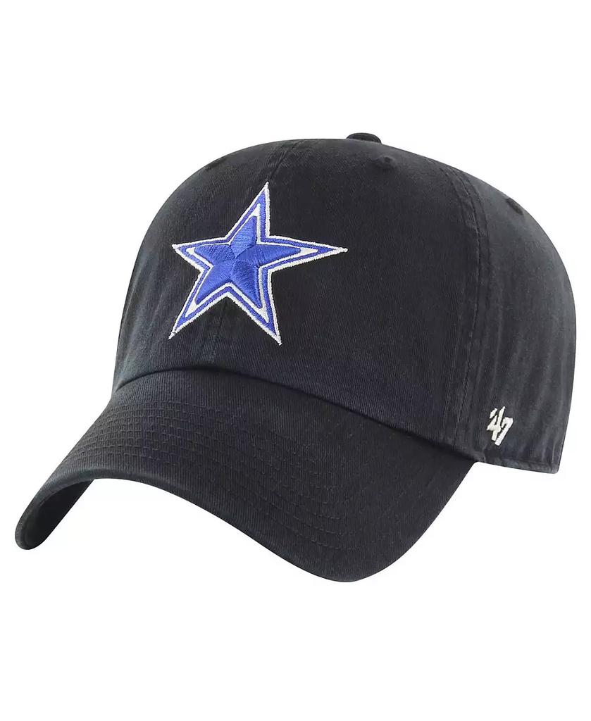 47 Brand Men's Black Dallas Cowboys Secondary Clean Up Adjustable Hat