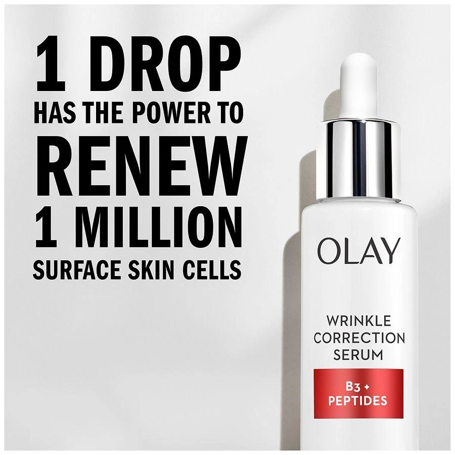 Olay Wrinkle Correction Serum with Vitamin B3+ Collagen Peptides Fragrance Free 2