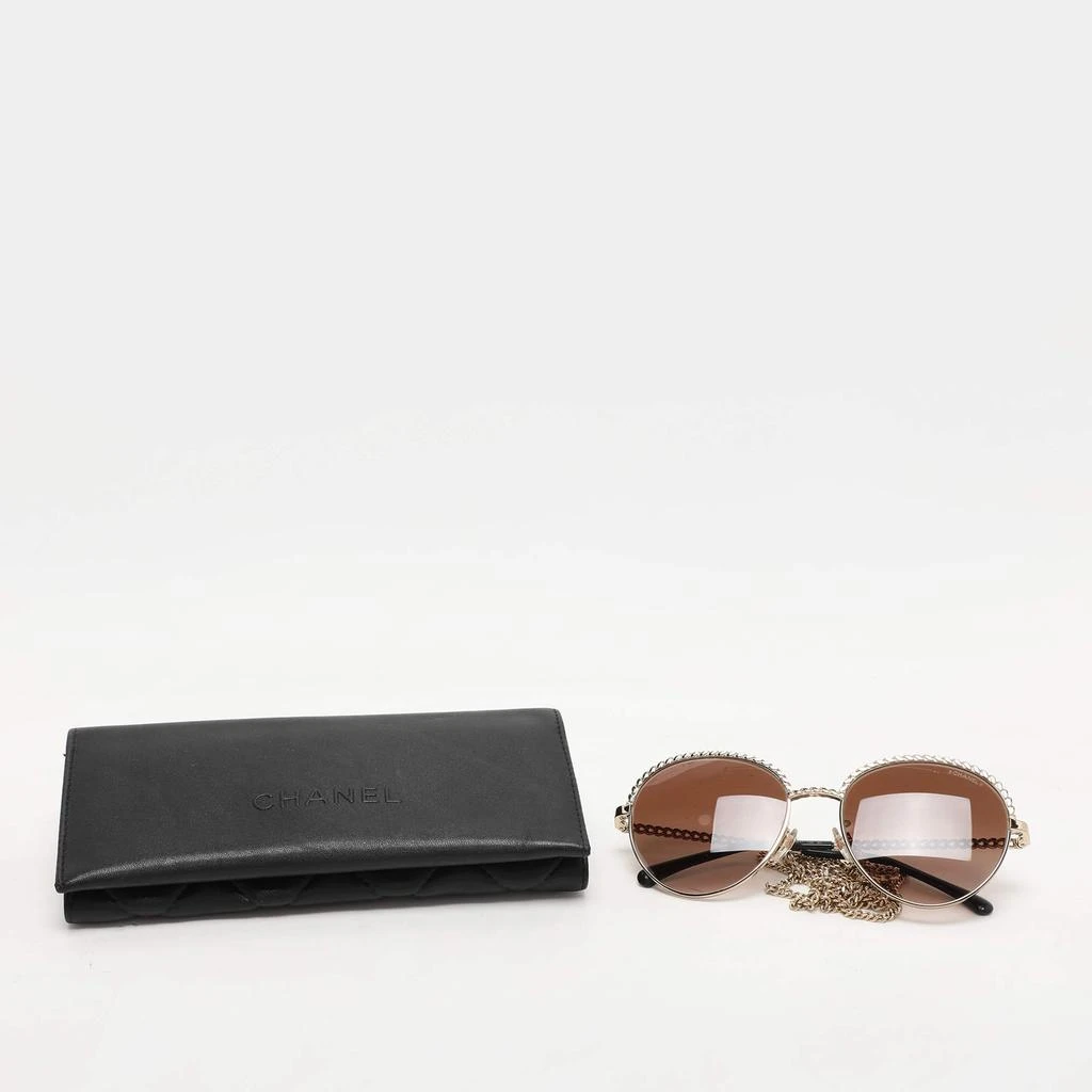 Chanel Chanel Gold Tone/ Brown Gradient 4242 Pantos Sunglasses 4