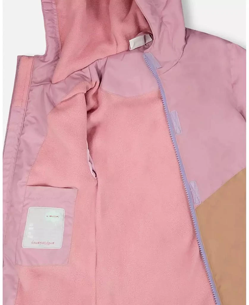 Deux par Deux Girl Mid-Season Jacket in Polyester Mauve - Toddler|Child 6