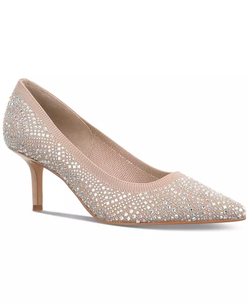 Thalia Sodi Women's Heathere Slip-On Pointed-Toe Mid-Heel Pumps