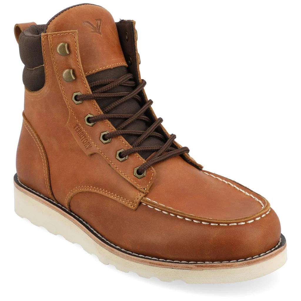 Territory Venture Water Resistant Moc Toe Lace-up Boot 1