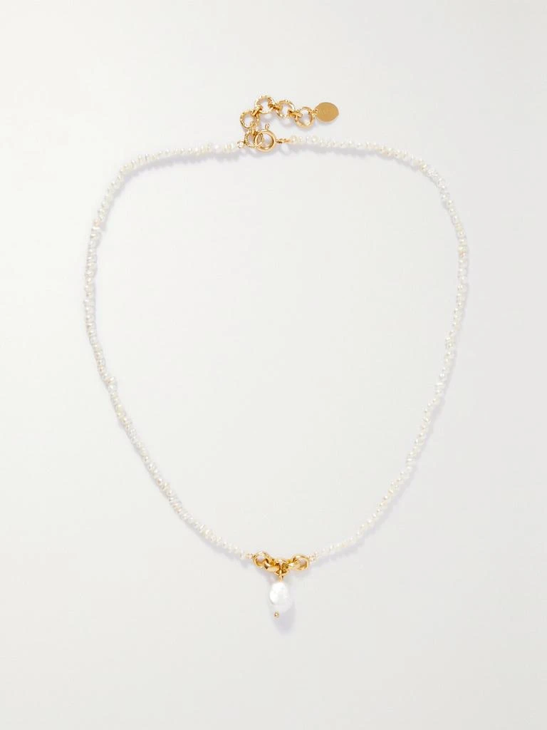 PACHAREE Prado 镀金纯银珍珠项链 1