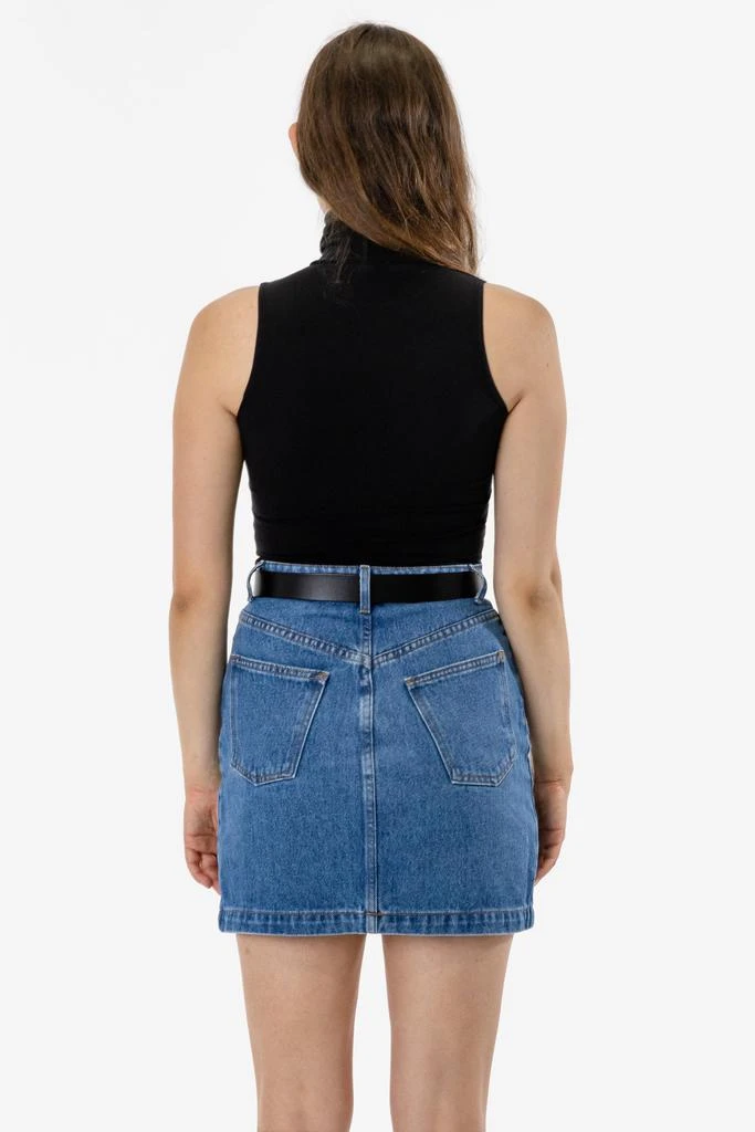 Los Angeles Apparel RDNW33 - Denim High Waist Pencil Skirt 4