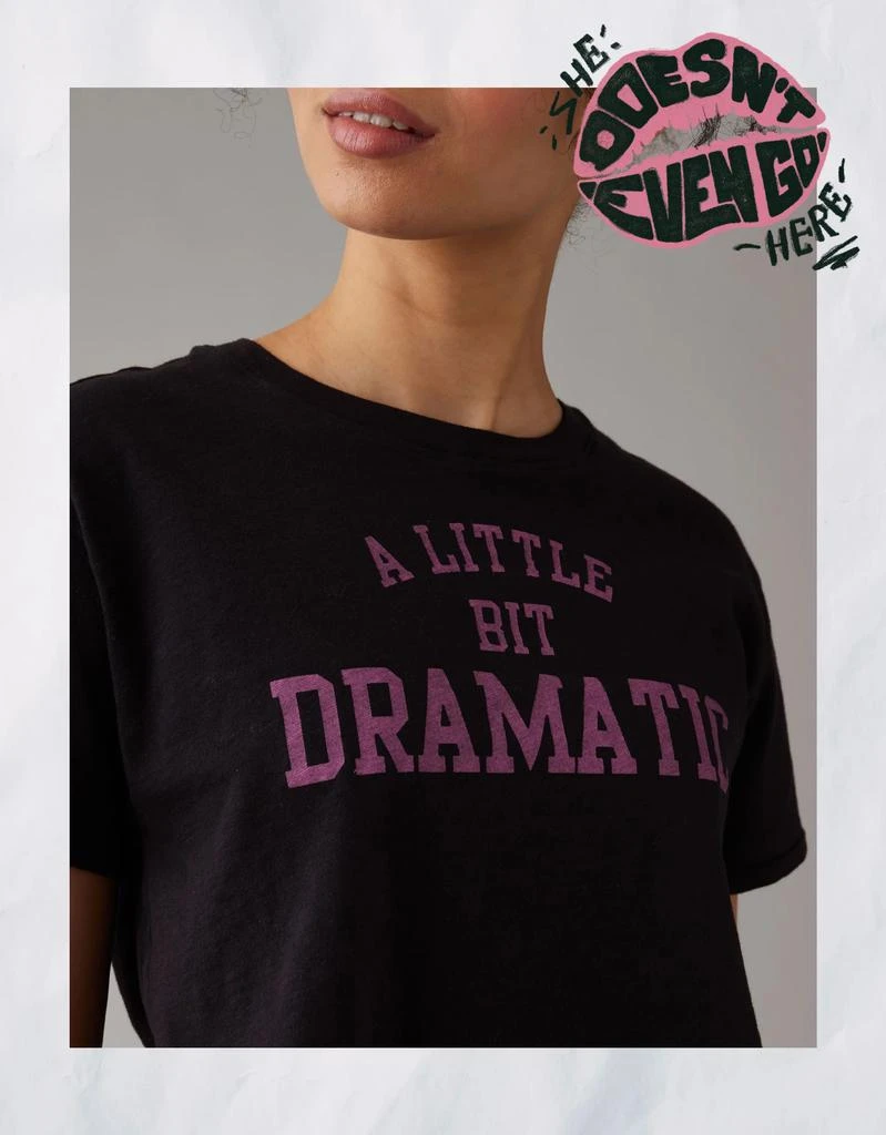 Tailgate AE x Mean Girls A Little Bit Dramatic Cropped T-Shirt 1