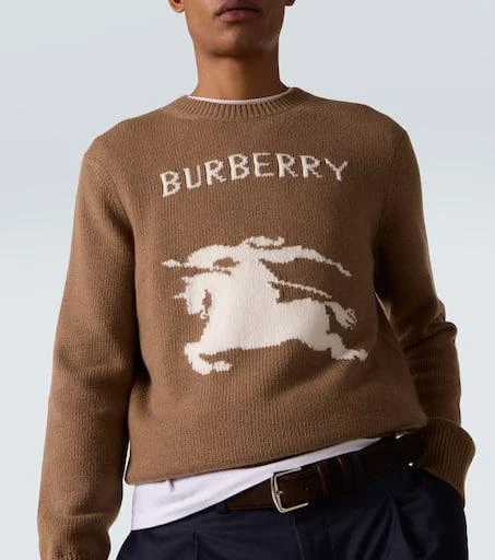 Burberry Logo wool and cashmere sweater 5