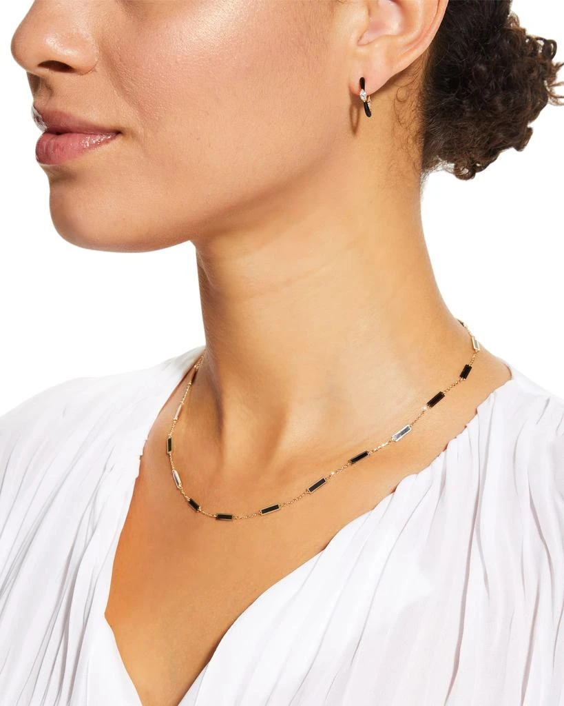 Frederic Sage 14K Yellow Gold 17-Station Inlay Necklace 5