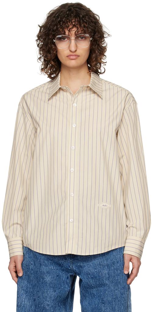 ADER error Beige Fluic Shirt