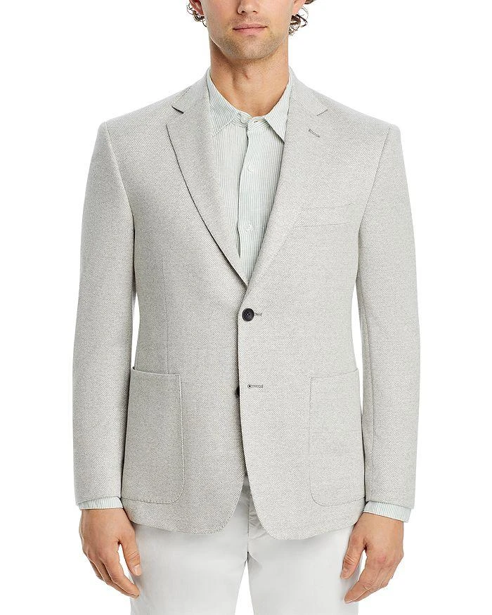 The Men's Store at Bloomingdale's Cotton & Linen Blend Jersey Soft-Construction Regular Fit Sport Coat - Exclusive 3