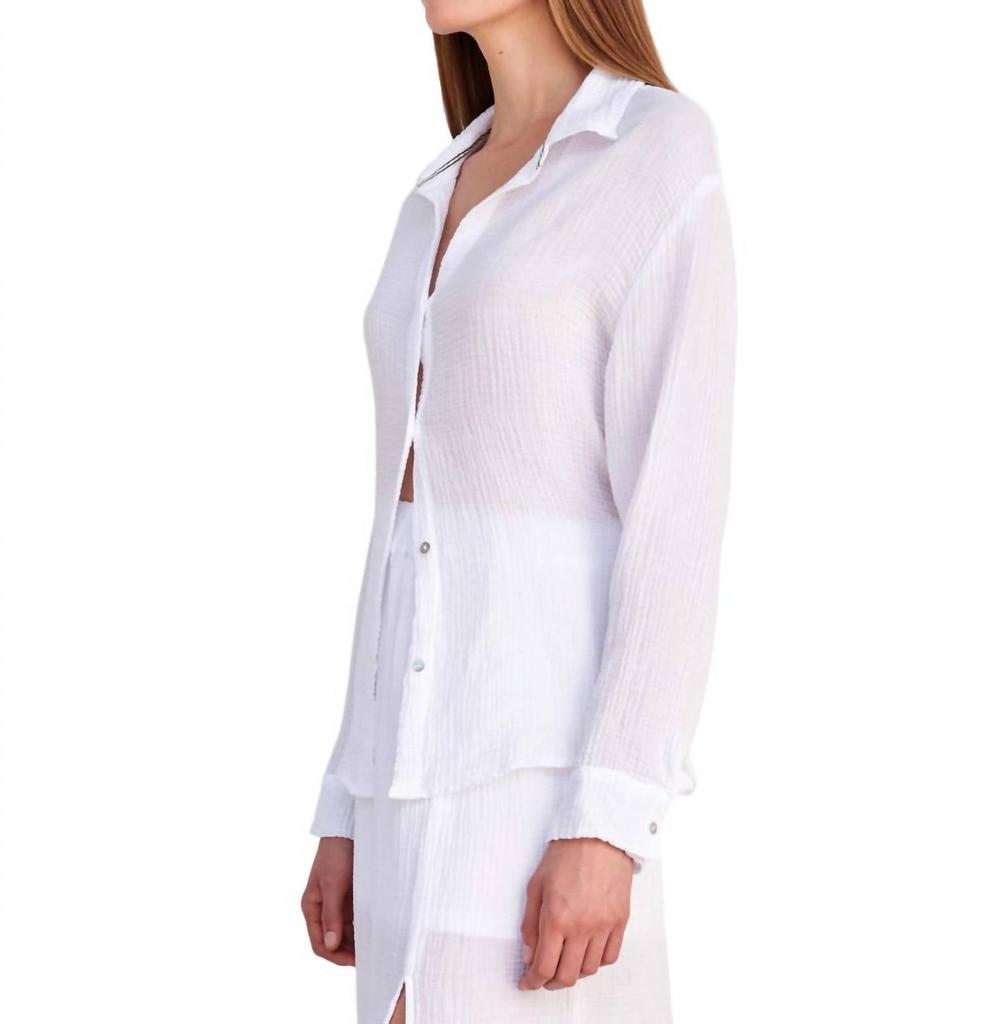 Sundry Sundry - Long Sleeve Button Down Top