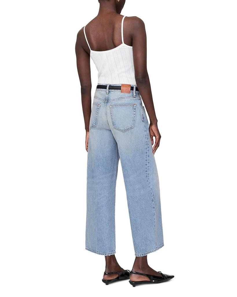 ANINE BING Heath High-Rise Baggy Jeans in Light Wash 4