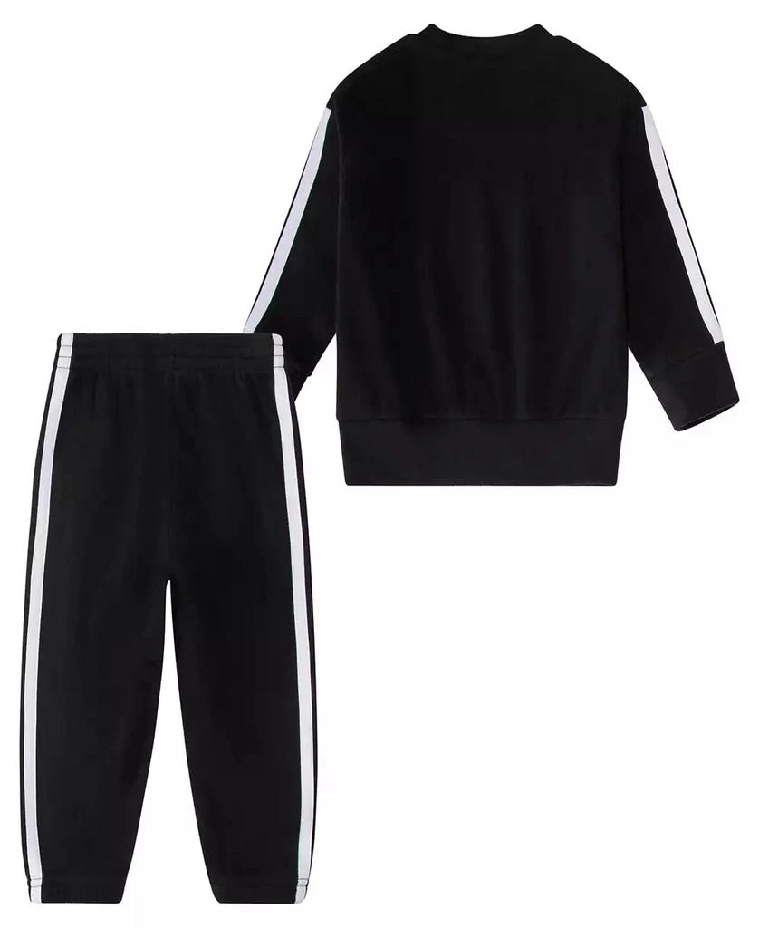 Adidas Baby Boys Winterized Pull-On Sweatshirt and Joggers, 2-Piece Set