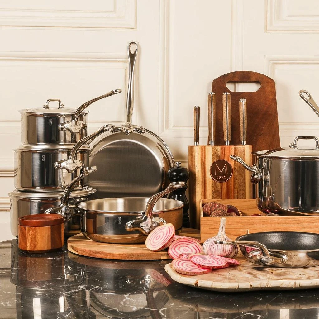 Mauviel M’Cook 5-Ply 2-Piece Frying Pan Set, 7.9-Inch 
10.2-Inch 4