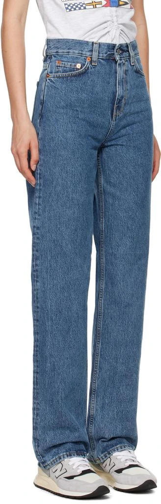 Sporty & Rich Blue Loose-Fit Jeans 2